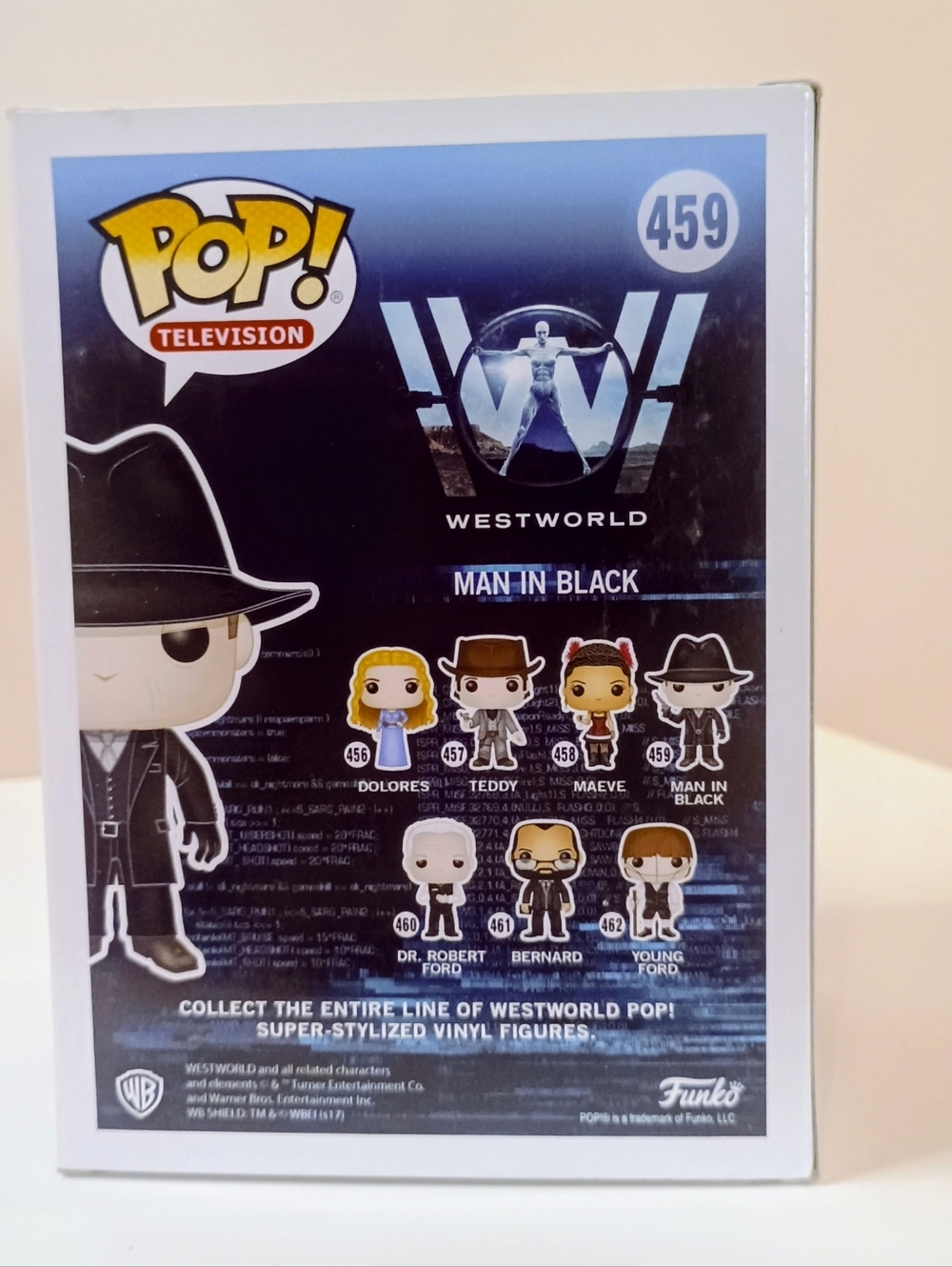 Funko Pop! Television Westworld #459 Man in Black - Black Vinyl Figure - Picture 3 of 5